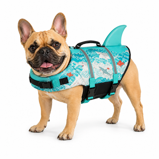 SharkyPaws™ Shark Fin Dog Life Jacket
